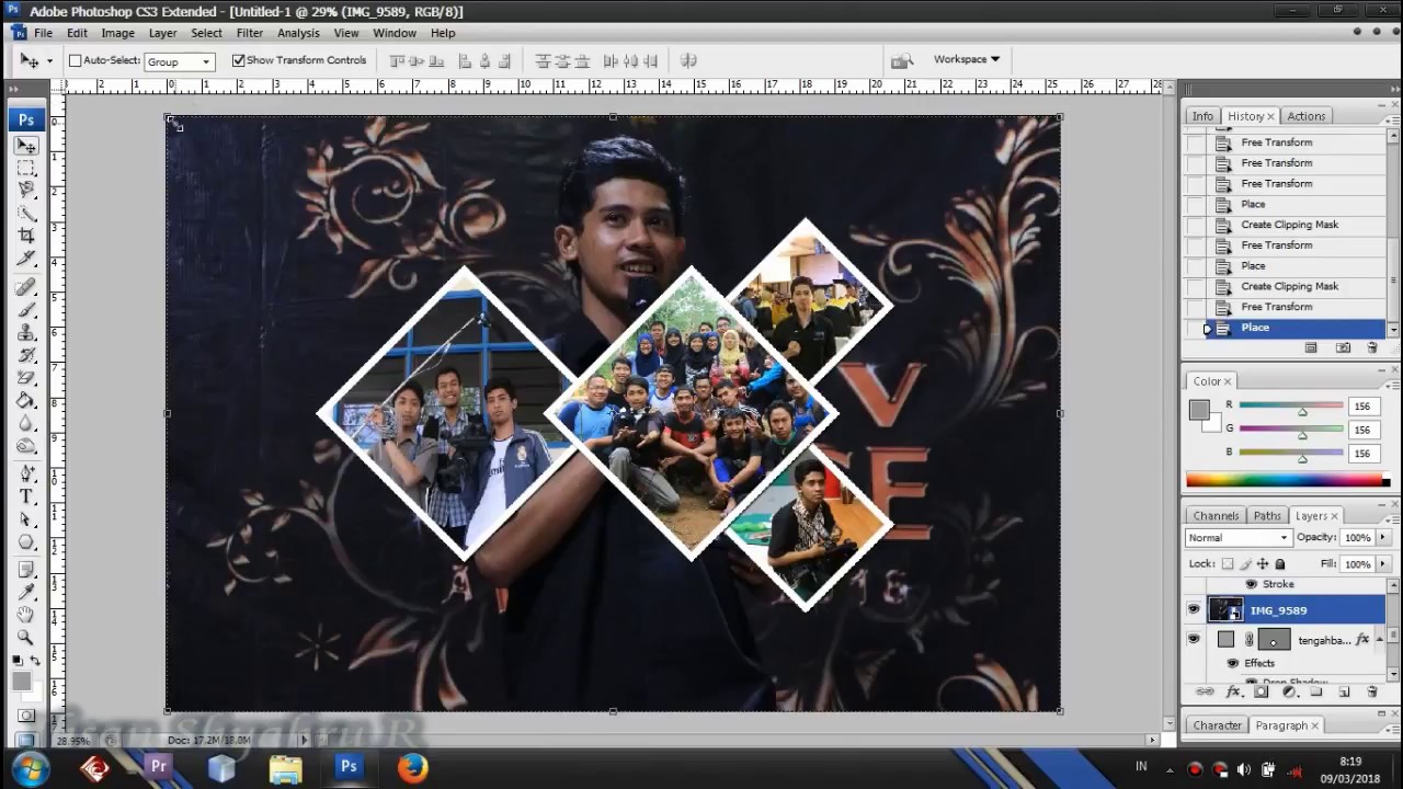 Detail Edit Foto Kolase Dengan Photoshop Nomer 12