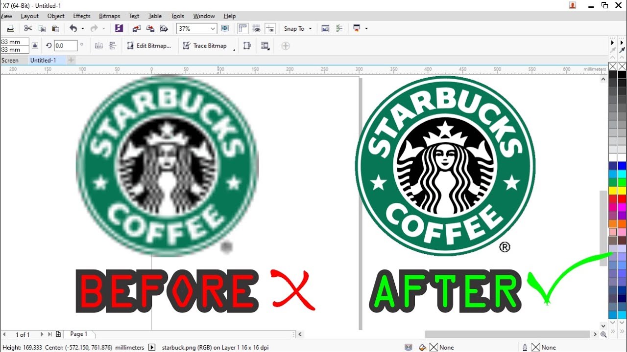 Detail Edit Gambar Agar Tidak Pecah Di Corel Draw X7 Nomer 5