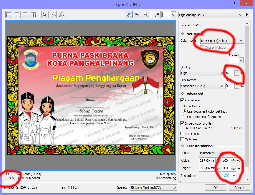 Detail Edit Gambar Agar Tidak Pecah Di Corel Draw X7 Nomer 40