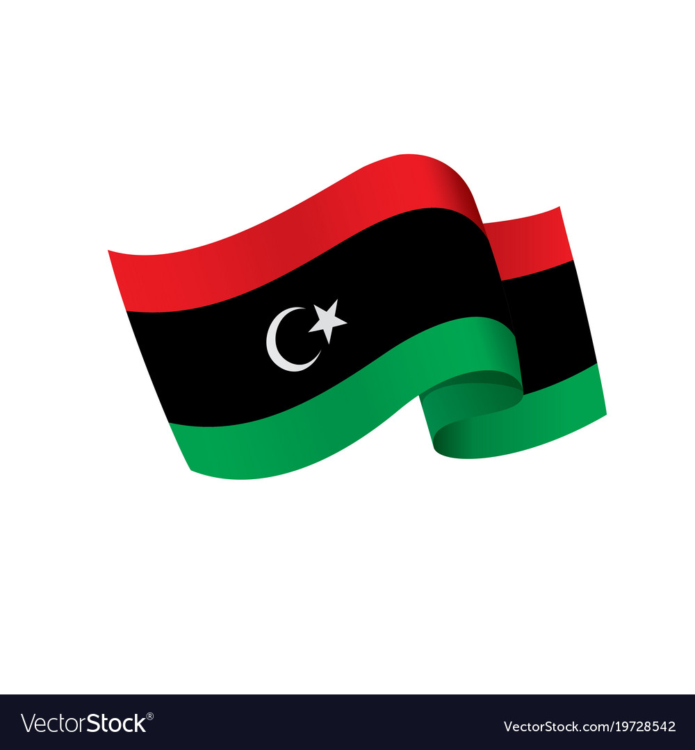 Flagge Libyen - KibrisPDR