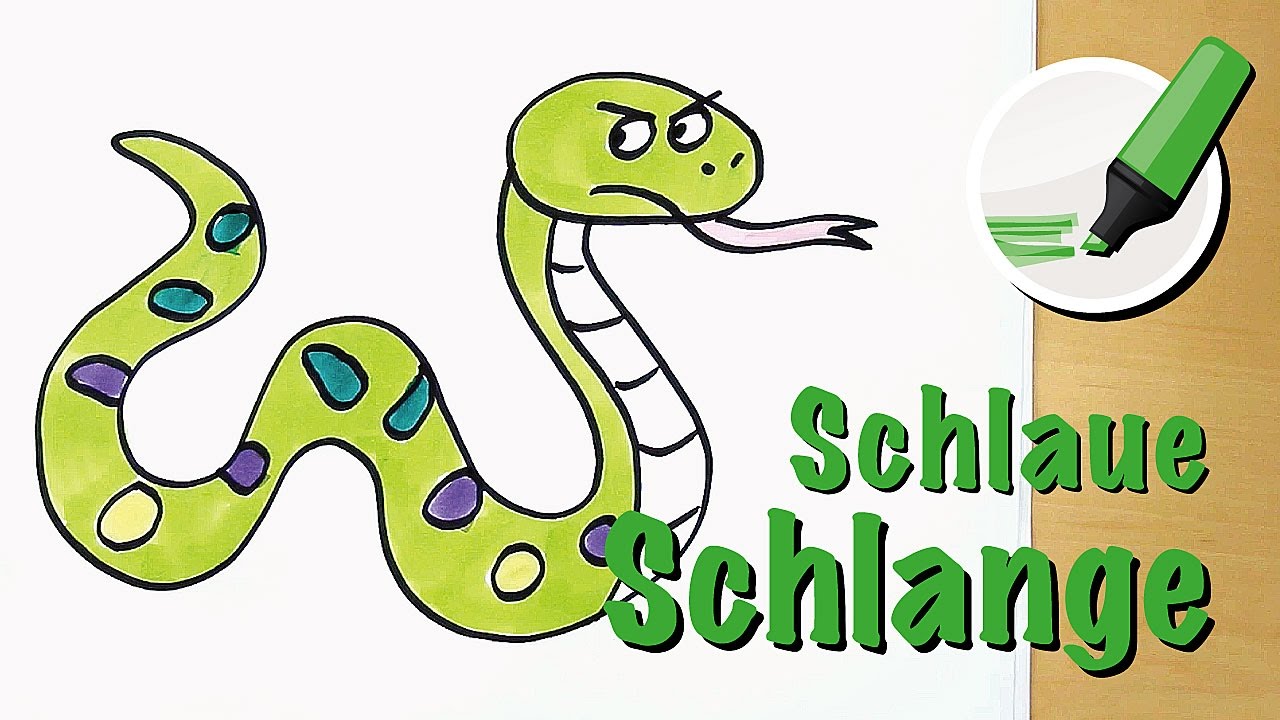 Detail Gezeichnete Schlange Nomer 9