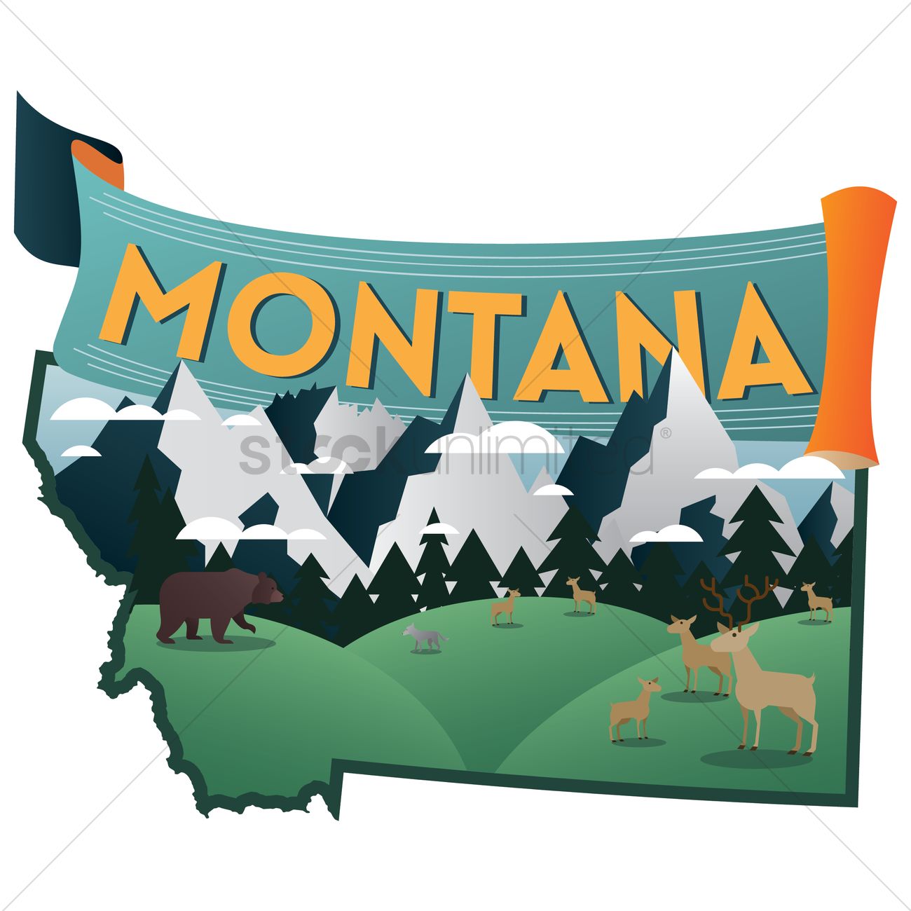 Detail Montana Usa Karte Nomer 19