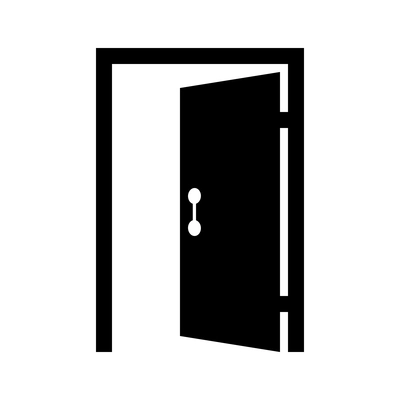 Detail Open White Door Nomer 9
