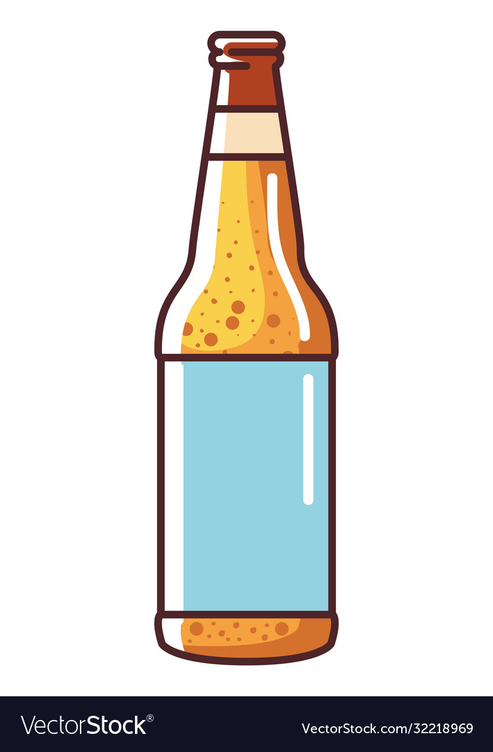 Detail Bottle Beer Vector Nomer 15