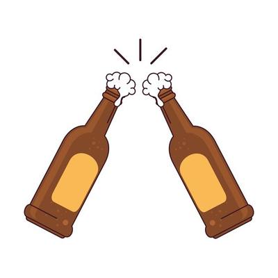 Detail Bottle Beer Vector Nomer 4