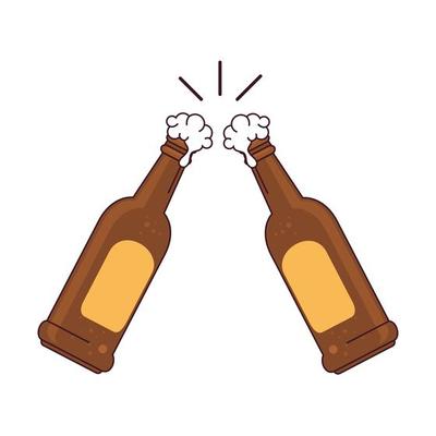 Detail Bottle Beer Vector Nomer 4