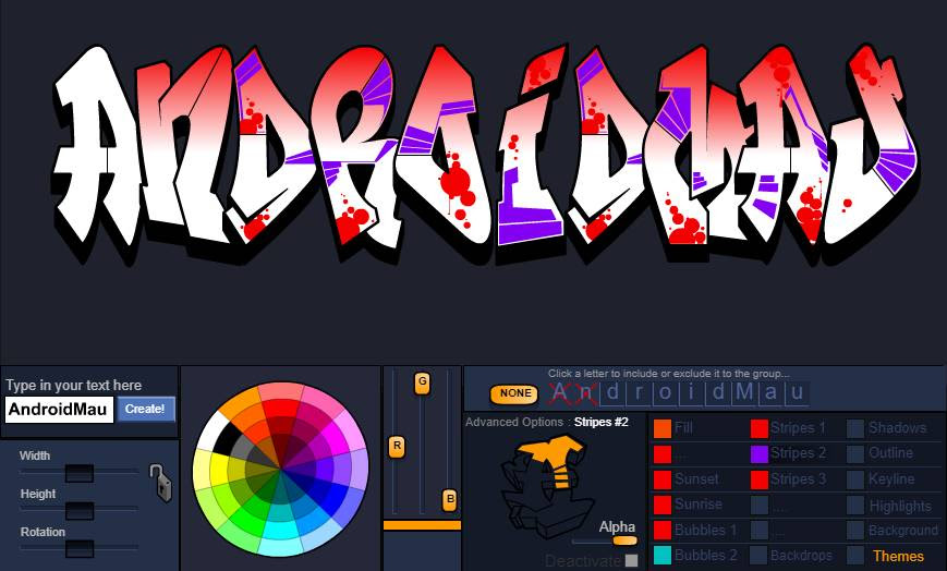 Detail Edit Grafiti Nama Sendiri Nomer 14