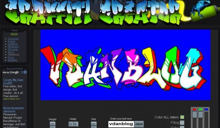 Detail Edit Grafiti Nama Sendiri Nomer 43