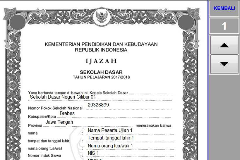 Detail Edit Ijazah Nomer 14