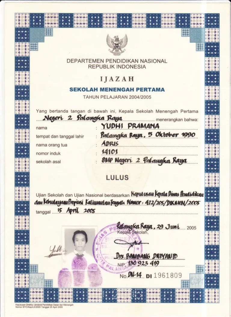 Download Edit Ijazah Nomer 4