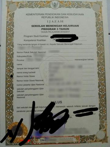 Detail Edit Ijazah Nomer 35