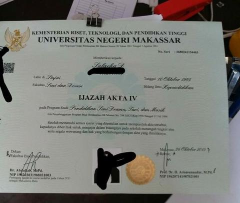 Detail Edit Ijazah Nomer 36