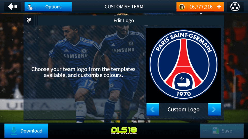 Detail Edit Logo Dream League Soccer Nomer 40