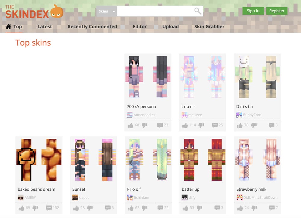 Detail Edit Minecraft Skin Nomer 30