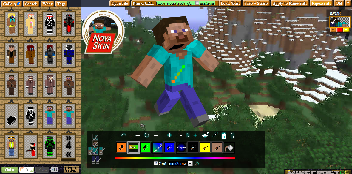 Detail Edit Minecraft Skin Nomer 45