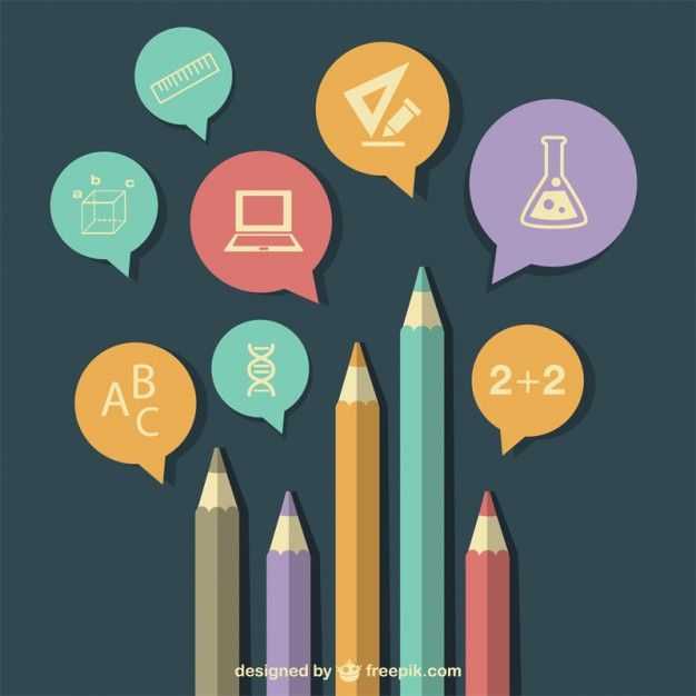 Detail Education Background Vector Free Download Nomer 24