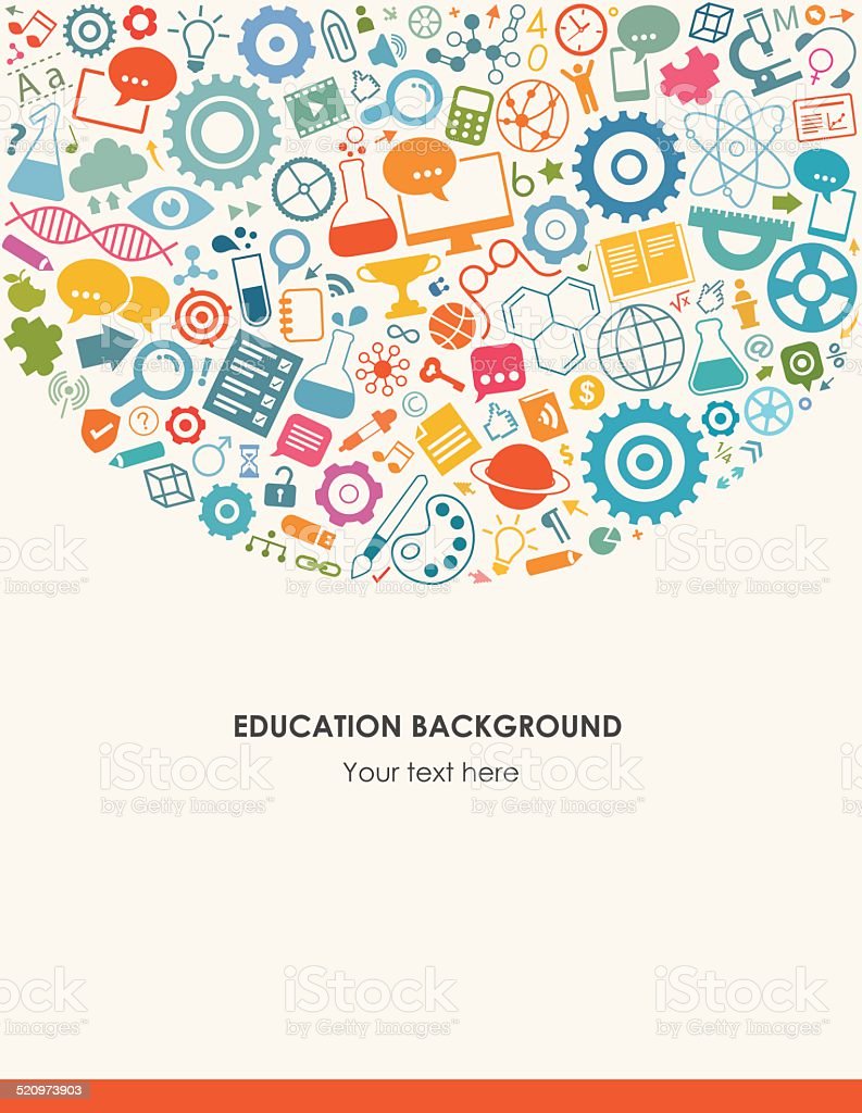 Detail Education Background Vector Free Download Nomer 42