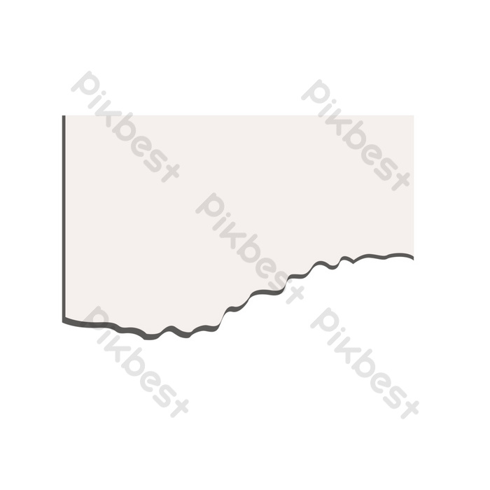 Detail Efek Kertas Sobek Vector Nomer 14
