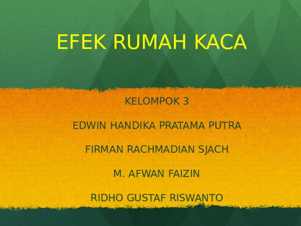 Detail Efek Rumah Kaca Ppt Nomer 16