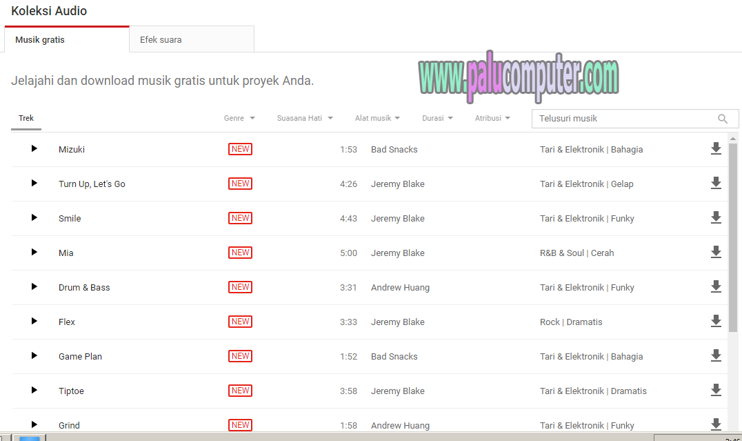 Detail Efek Suara Gratis Nomer 10