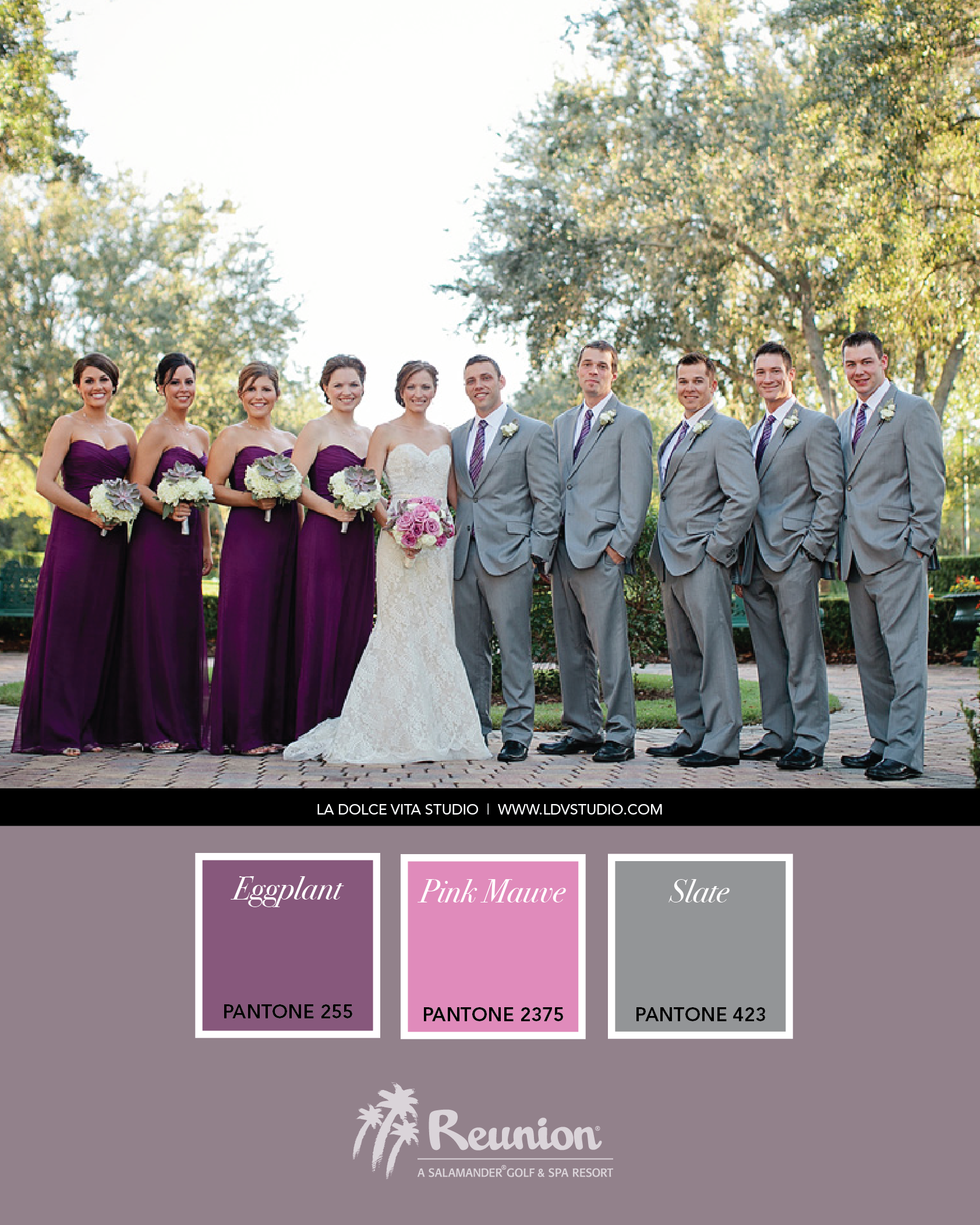Download Eggplant And Champagne Wedding Colors Nomer 32