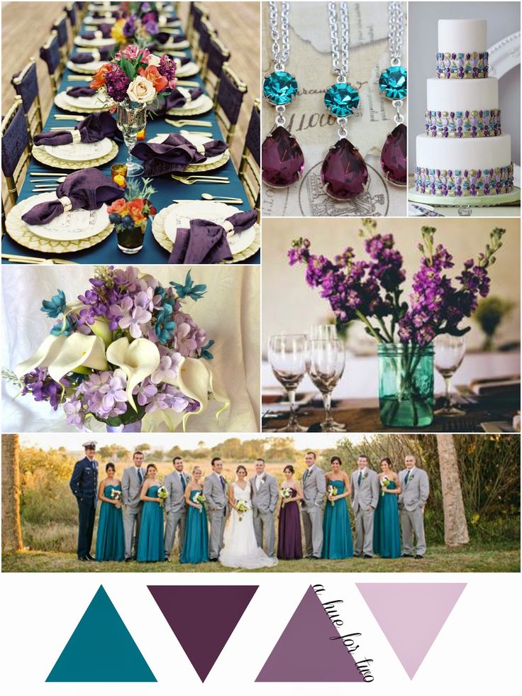 Detail Eggplant And Champagne Wedding Colors Nomer 40