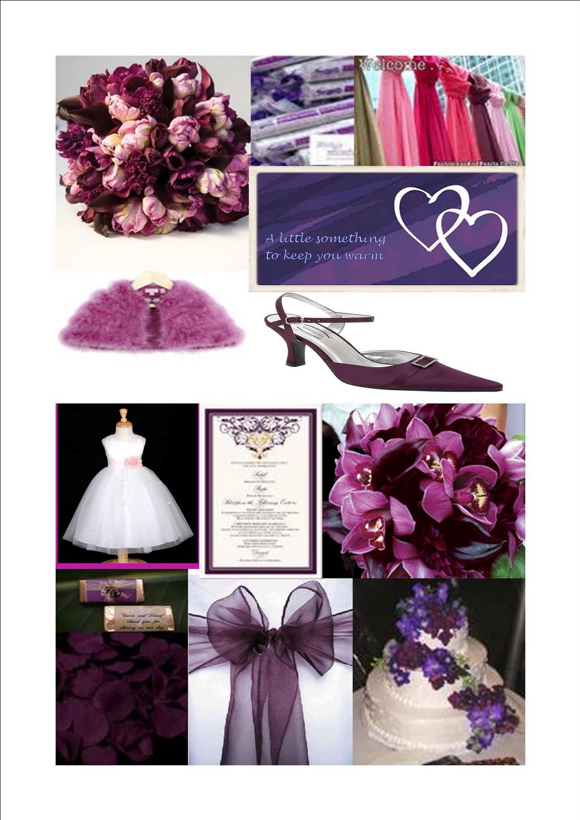 Detail Eggplant And Champagne Wedding Colors Nomer 47