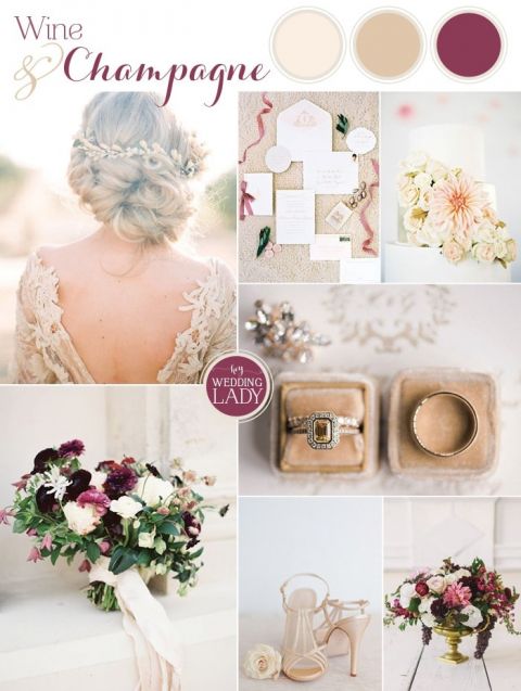 Download Eggplant And Champagne Wedding Colors Nomer 48