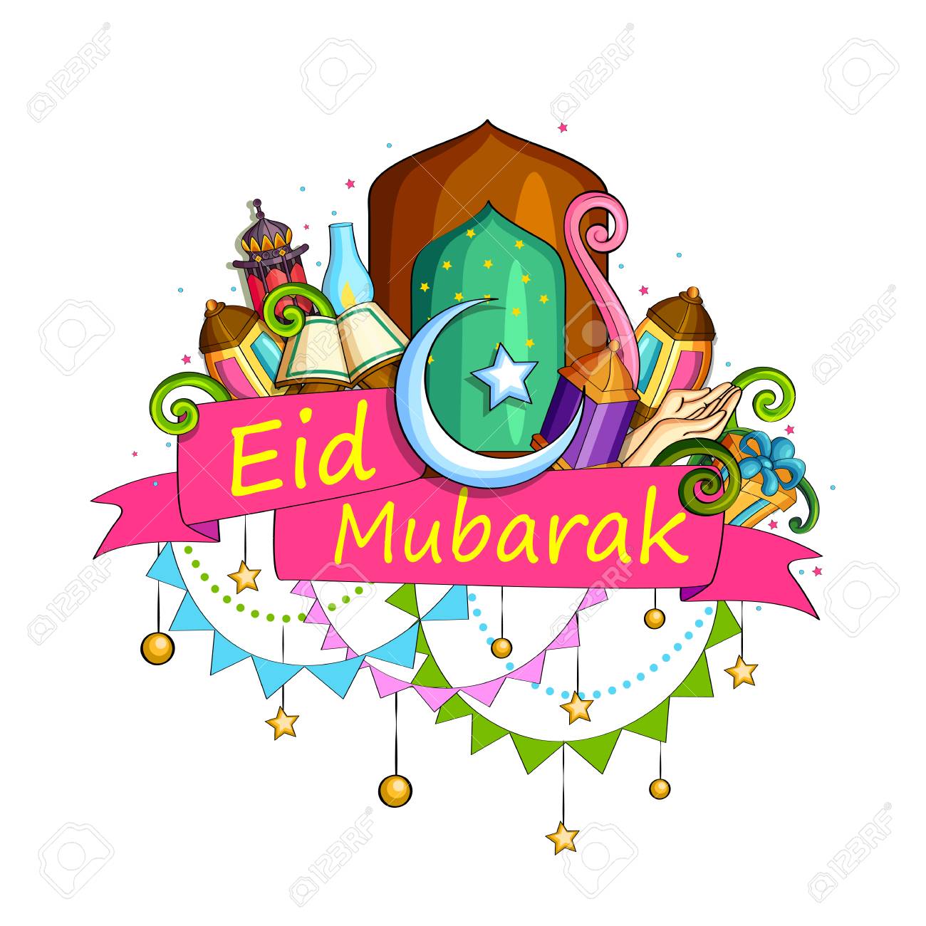 Detail Eid Mubarak Clipart Nomer 5