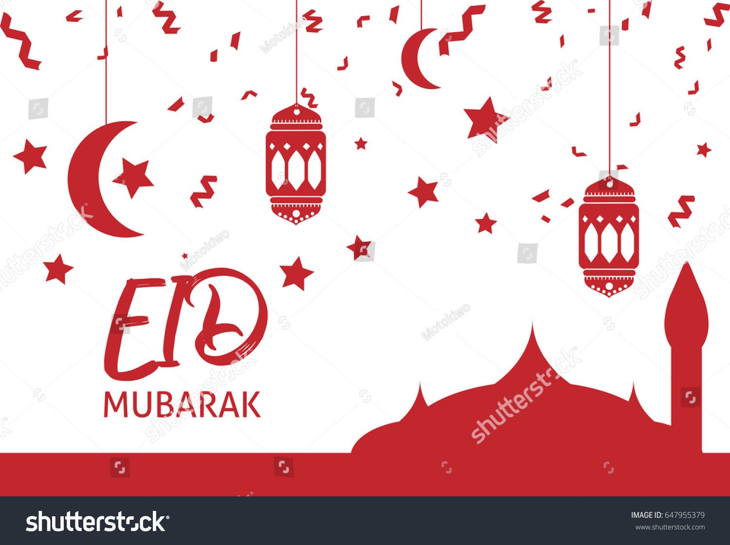 Detail Eid Mubarak White Background Nomer 35