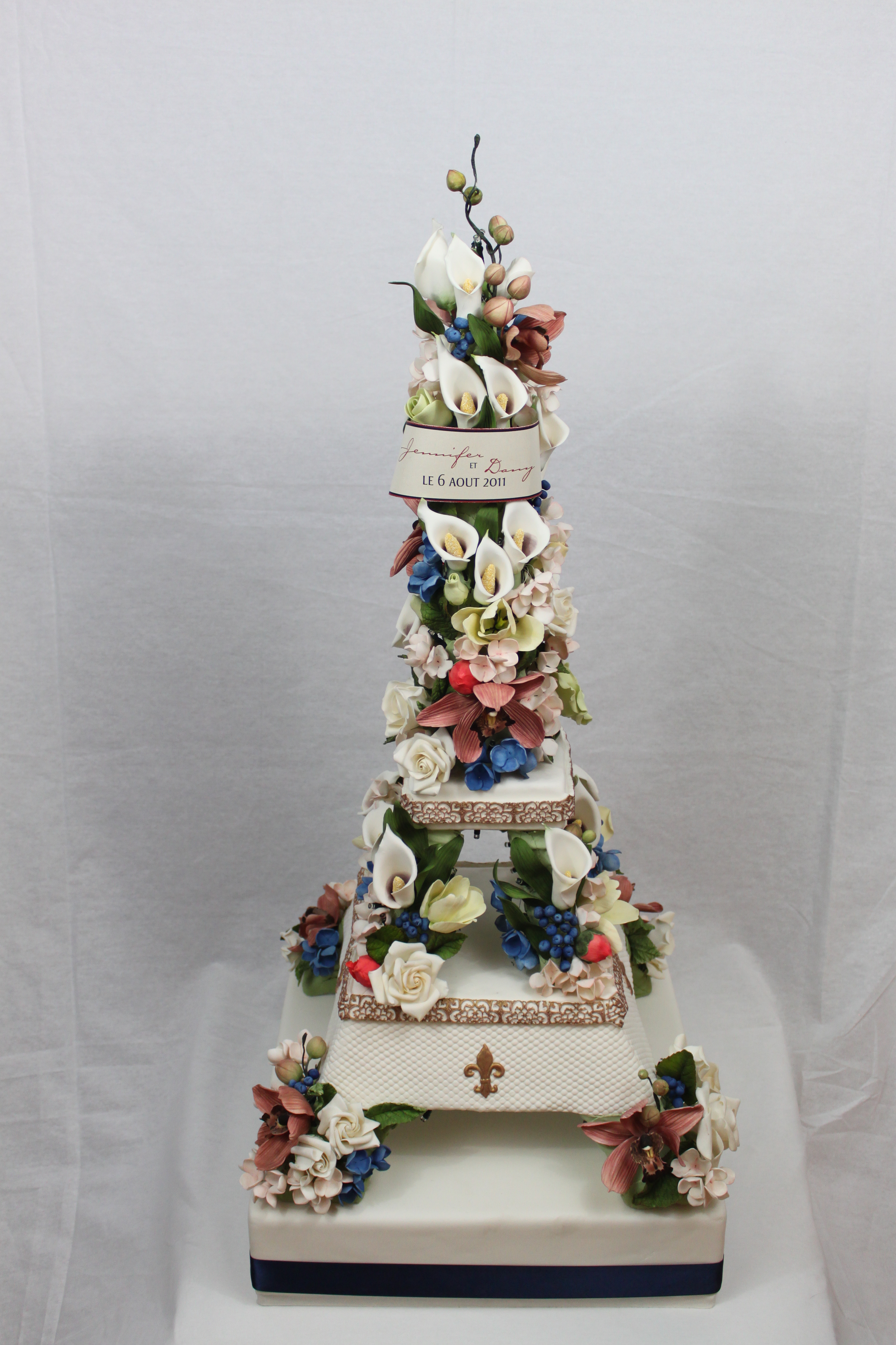 Detail Eifel Tower Wedding Cake Nomer 28