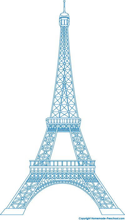 Detail Eiffel Clipart Nomer 10