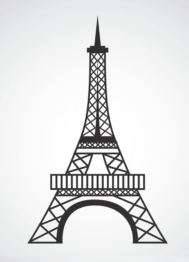 Detail Eiffel Clipart Nomer 6