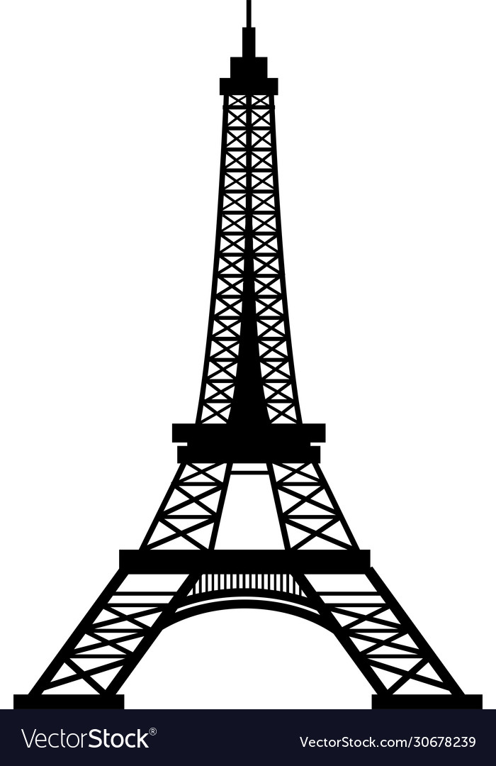 Detail Eiffel Silhouette Nomer 3