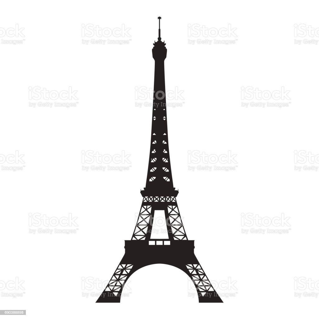 Detail Eiffel Silhouette Nomer 21