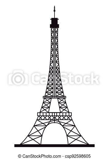 Detail Eiffel Silhouette Nomer 24