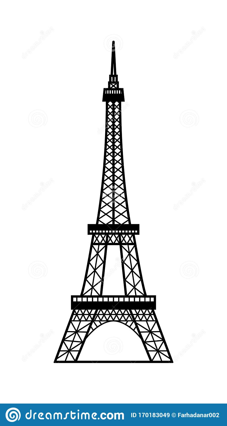 Detail Eiffel Silhouette Nomer 29