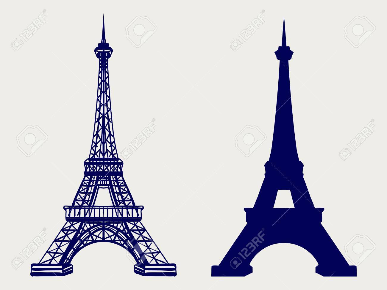 Detail Eiffel Silhouette Nomer 51