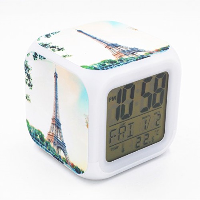 Detail Eiffel Tower Alarm Clock Nomer 43