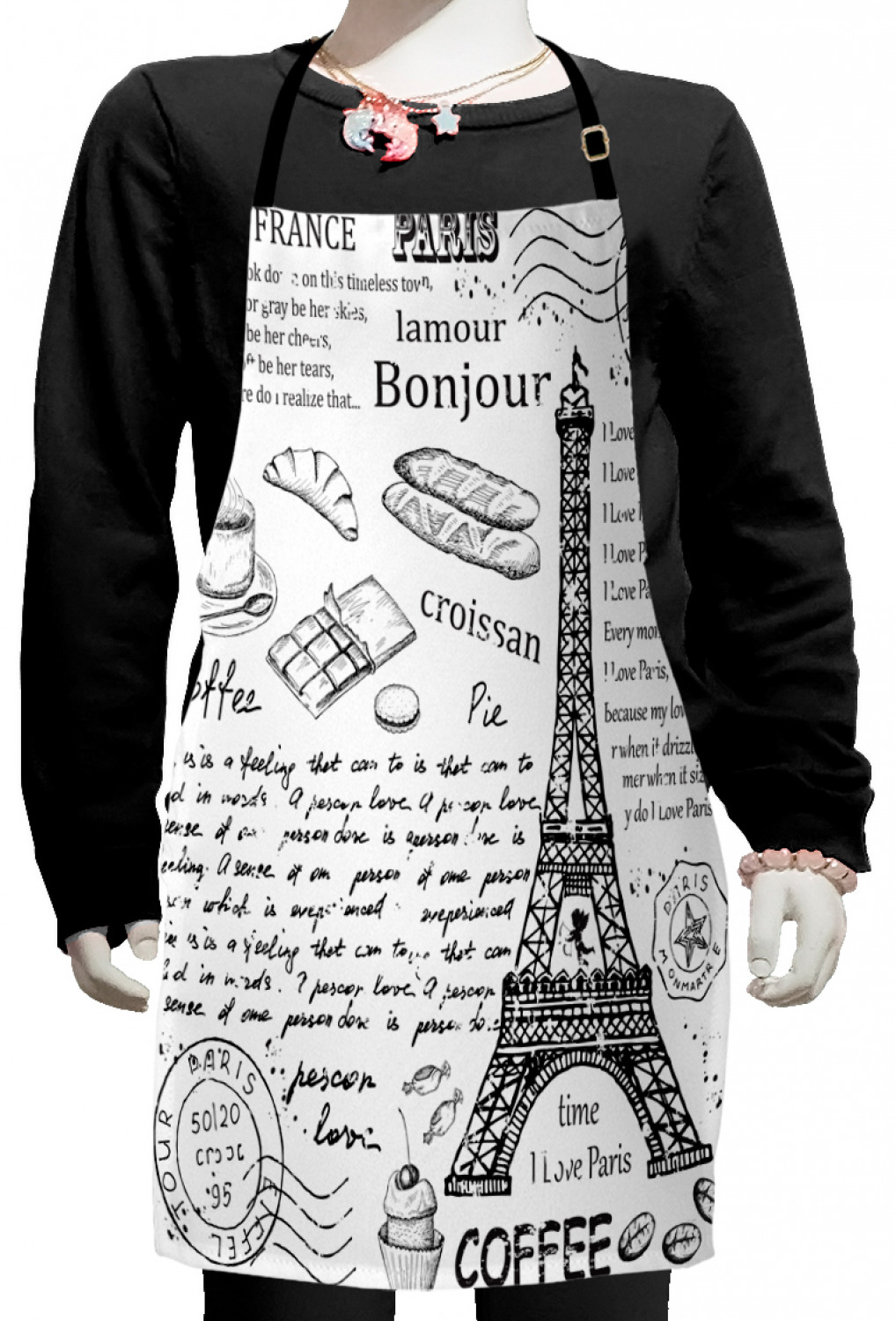 Detail Eiffel Tower Apron Nomer 23