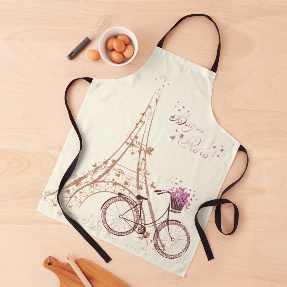 Detail Eiffel Tower Apron Nomer 29