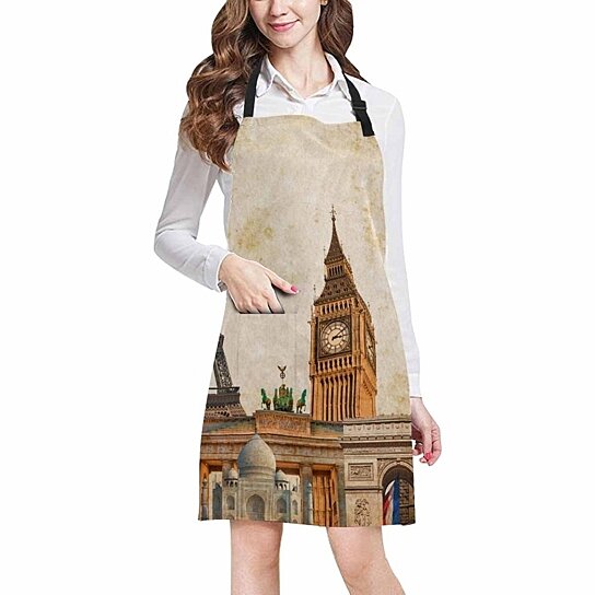 Detail Eiffel Tower Apron Nomer 40