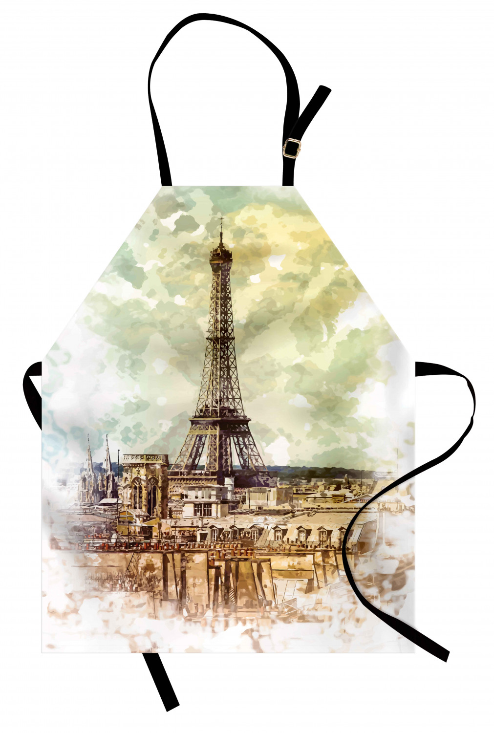 Detail Eiffel Tower Apron Nomer 7