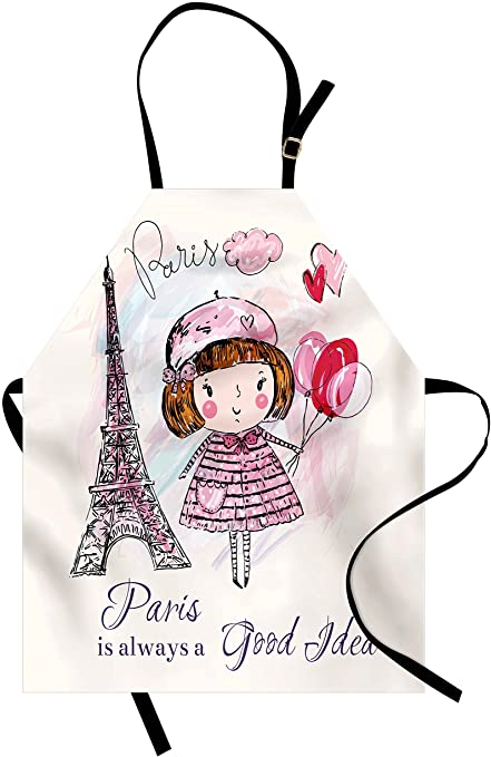 Detail Eiffel Tower Apron Nomer 9