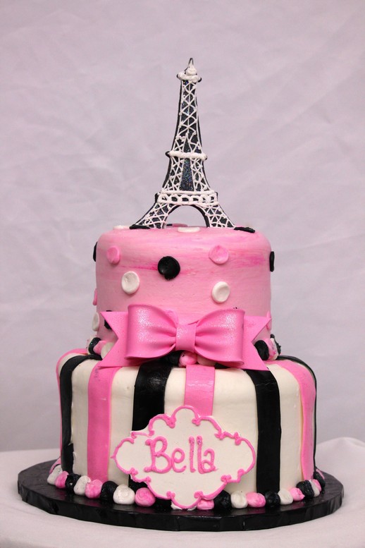 Detail Eiffel Tower Baby Shower Cakes Nomer 19