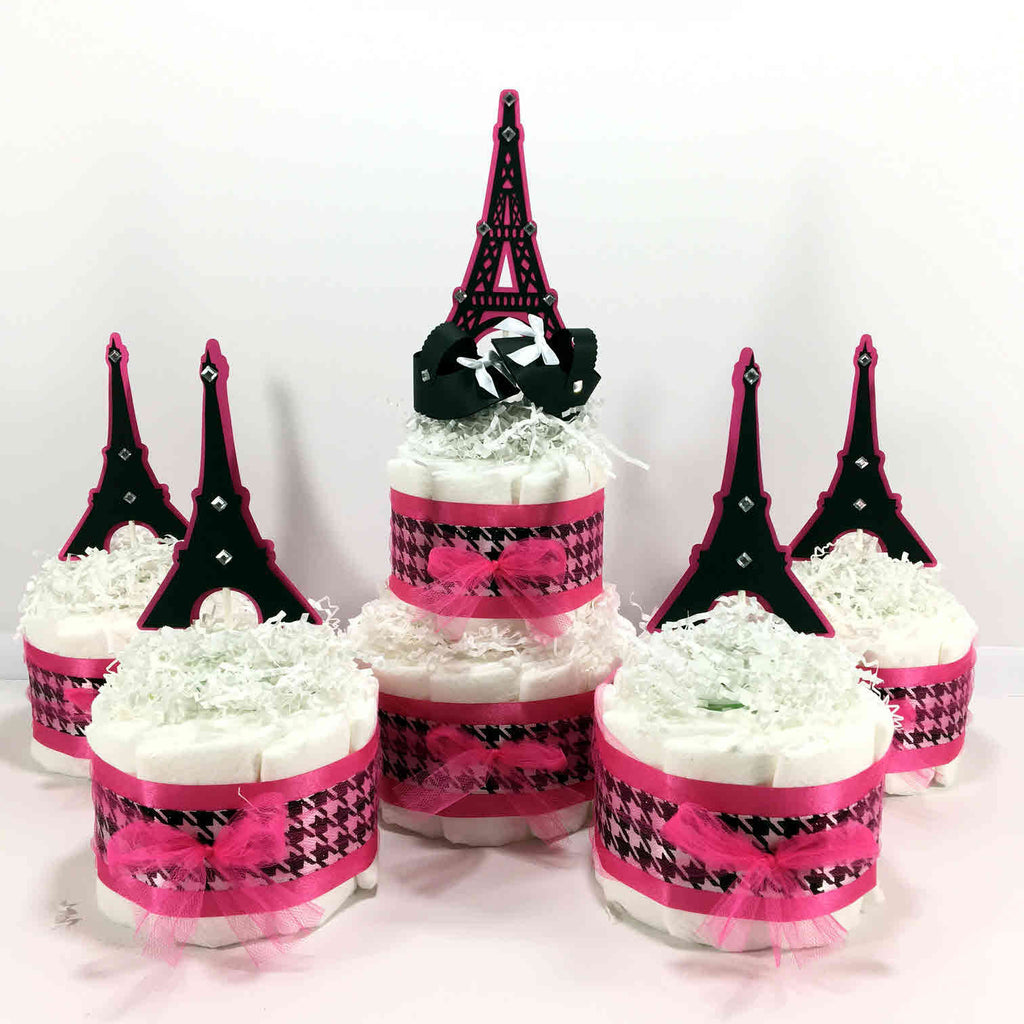 Detail Eiffel Tower Baby Shower Cakes Nomer 27