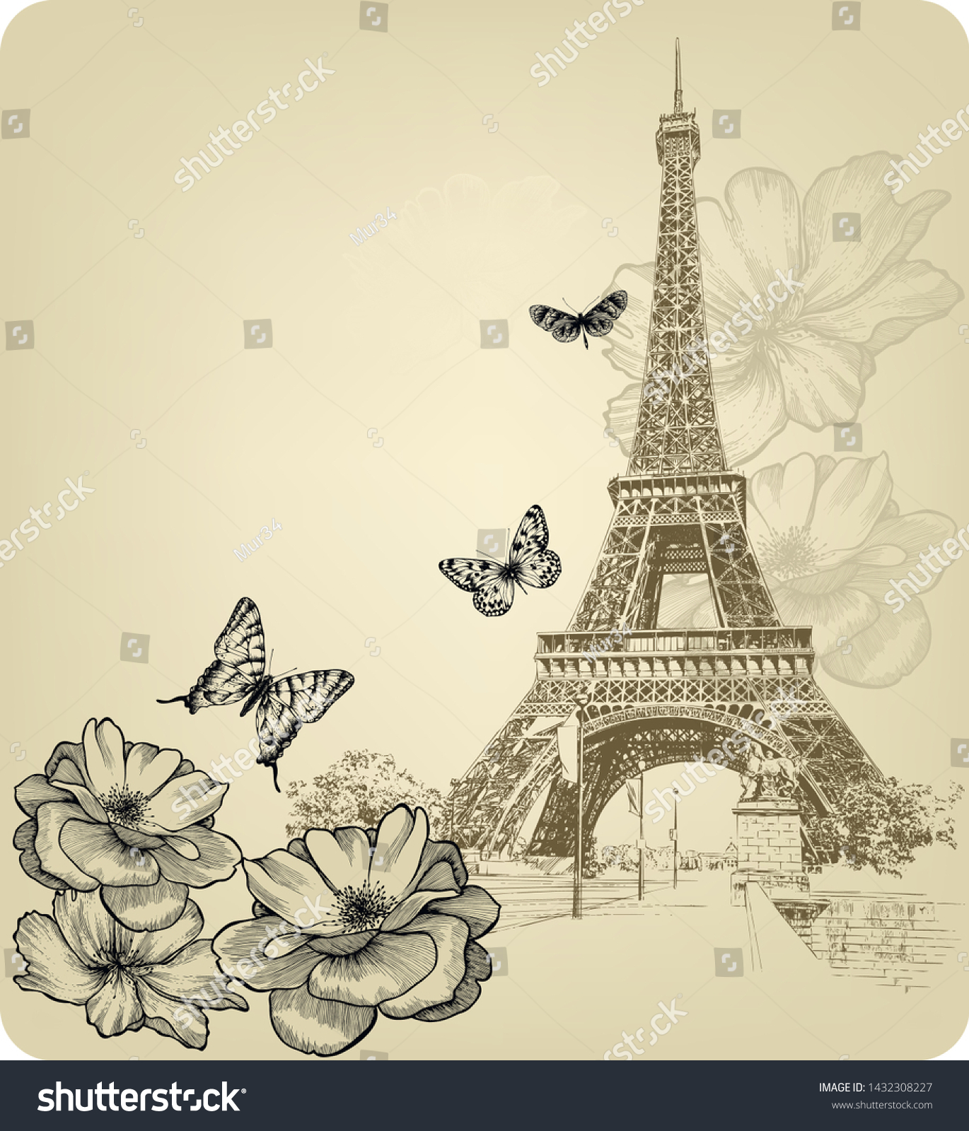 Detail Eiffel Tower Background Nomer 56