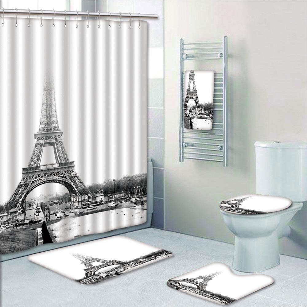 Eiffel Tower Bathroom Rug - KibrisPDR