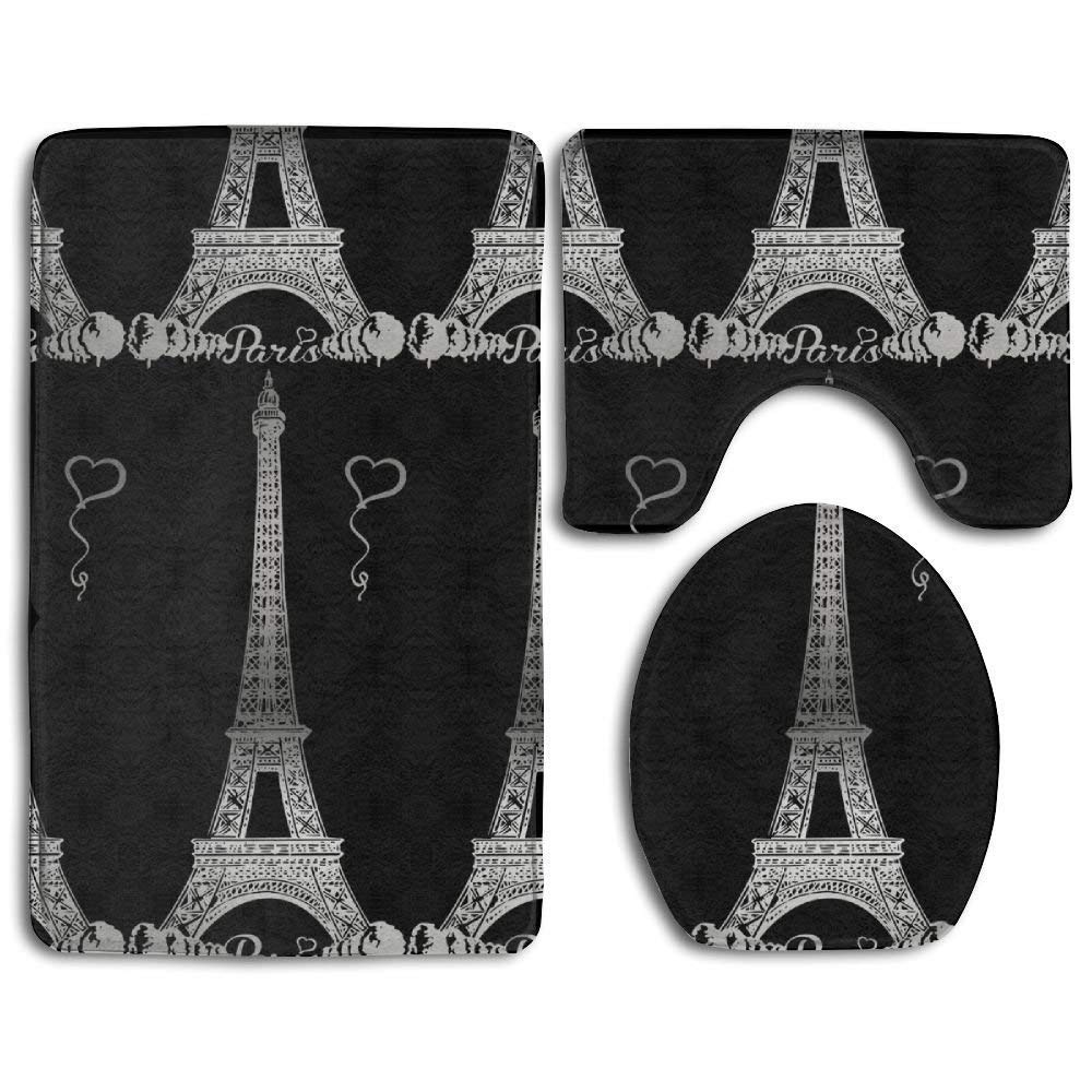 Detail Eiffel Tower Bathroom Rug Nomer 5