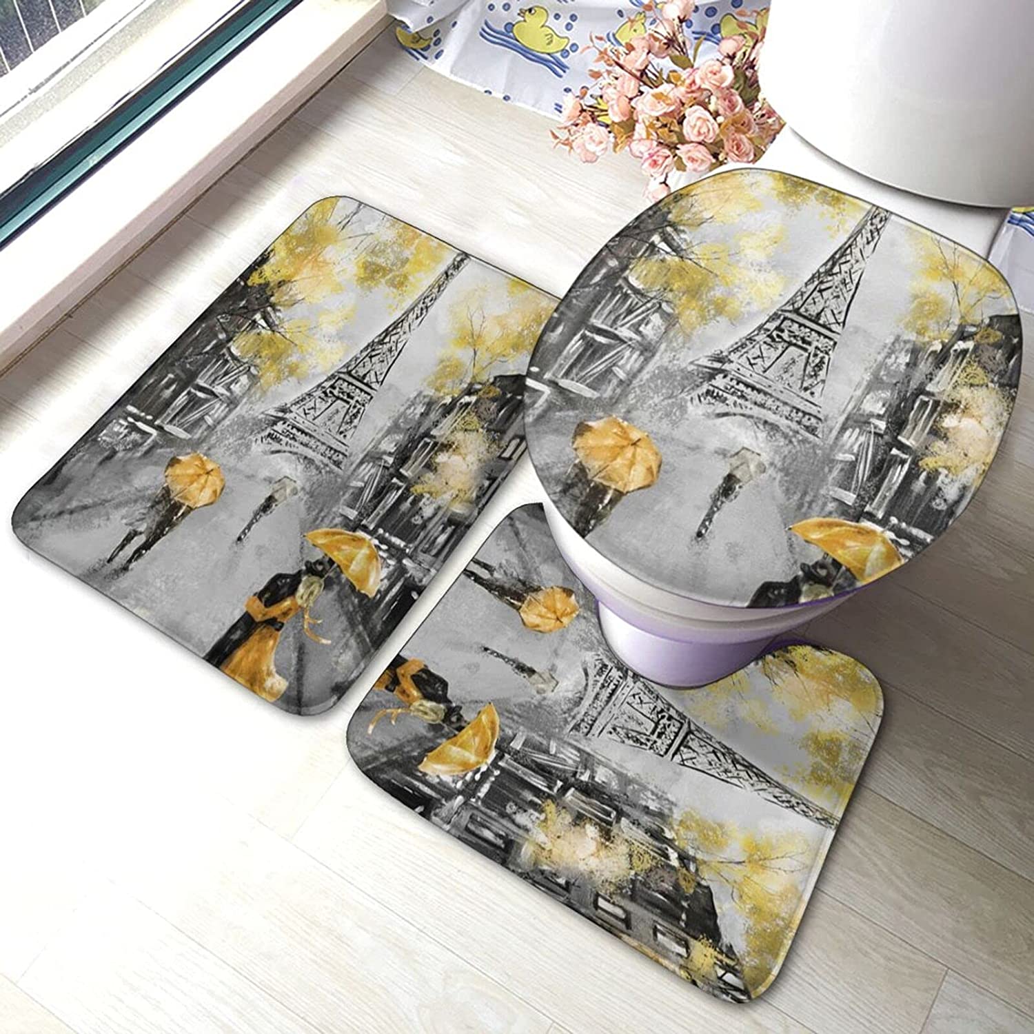 Detail Eiffel Tower Bathroom Rug Nomer 60